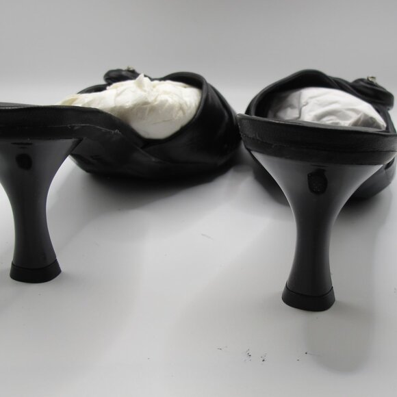 Stuart Weitzmam black nappa leather heel in 8.5N - Picture 7 of 9